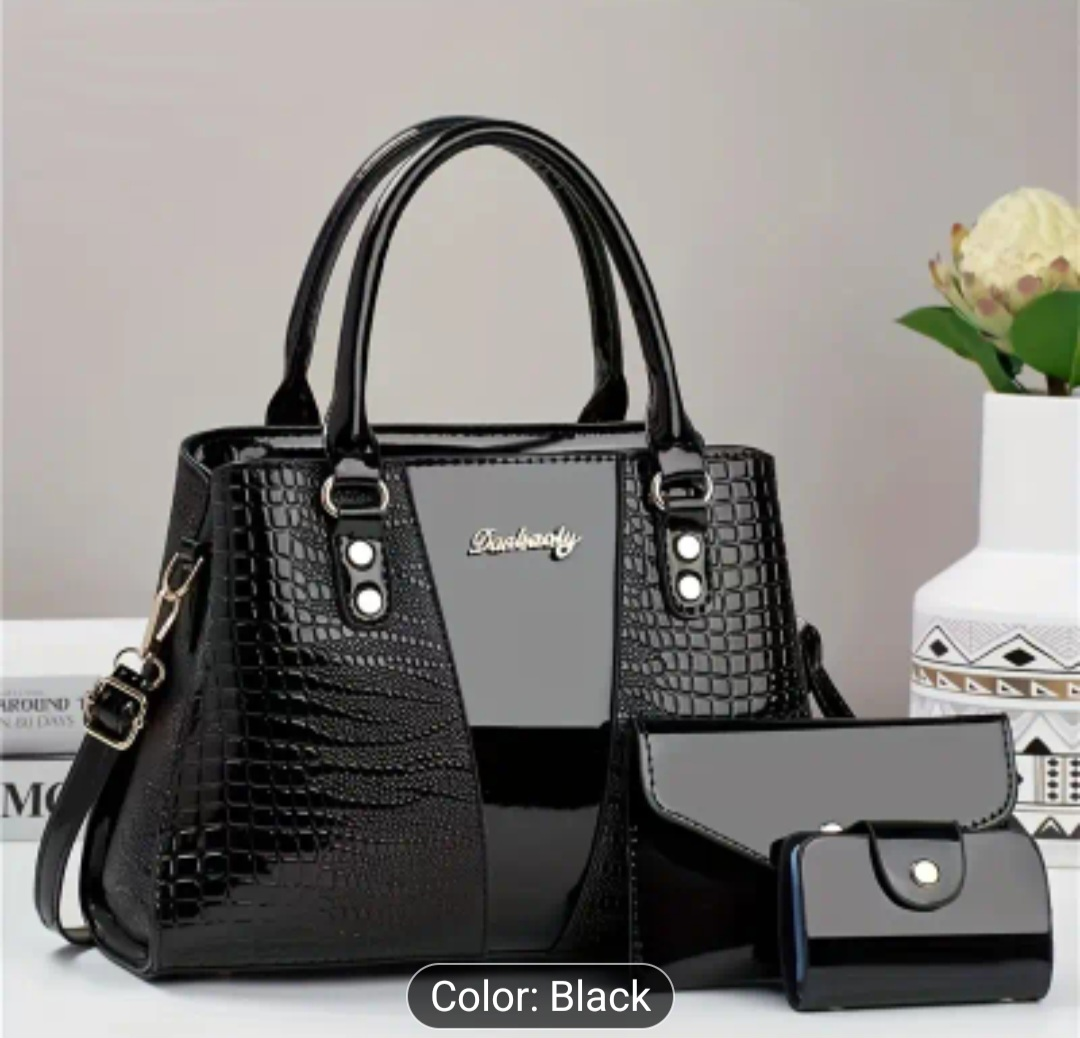 Fashionable Handbag Set - Blue - photo 3