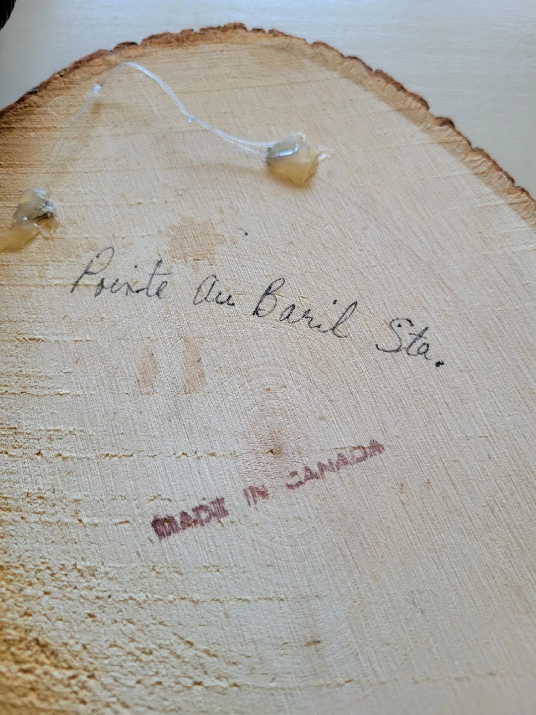 Vintage Print on Wood Slice. rustic art. pictures image indicator(7)