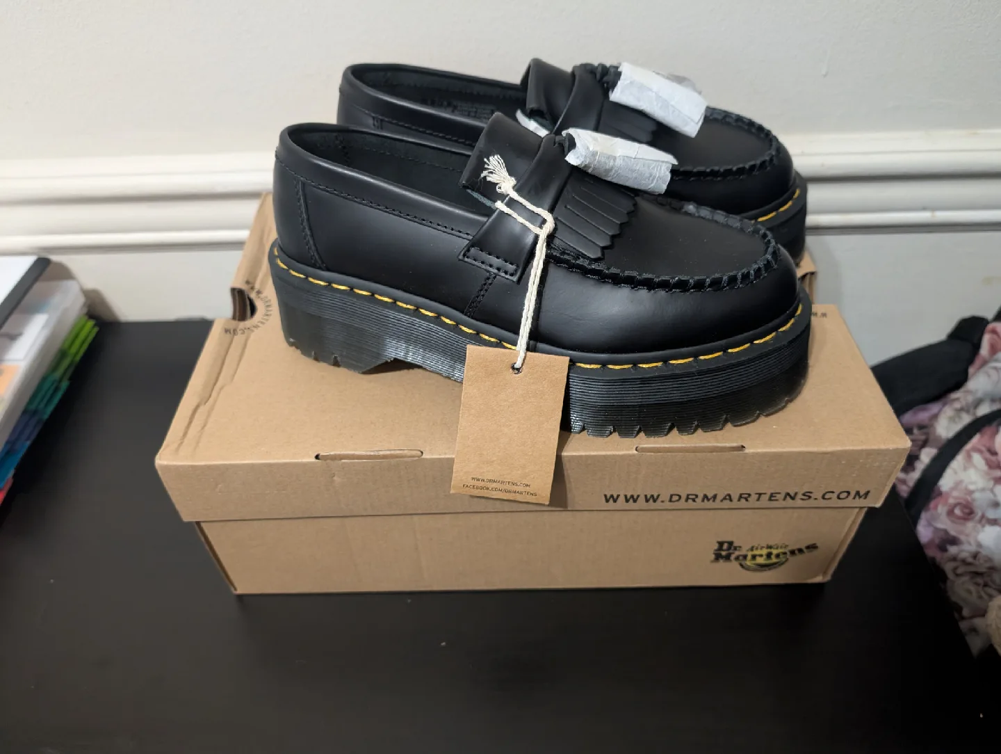 New Dr. Martens Adrian Quad Loafers US 6 image indicator(3)