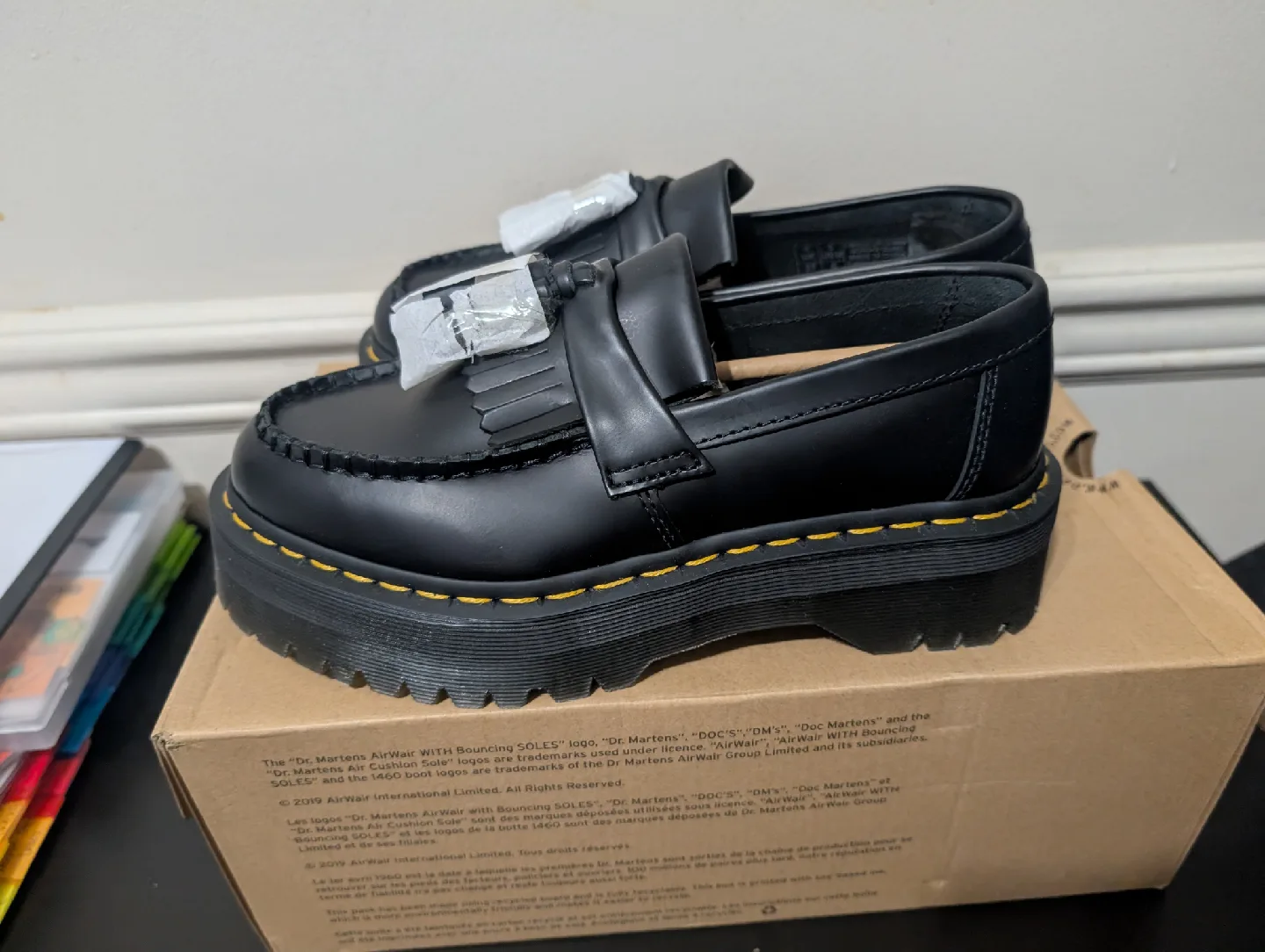 New Dr. Martens Adrian Quad Loafers US 6 image indicator(4)