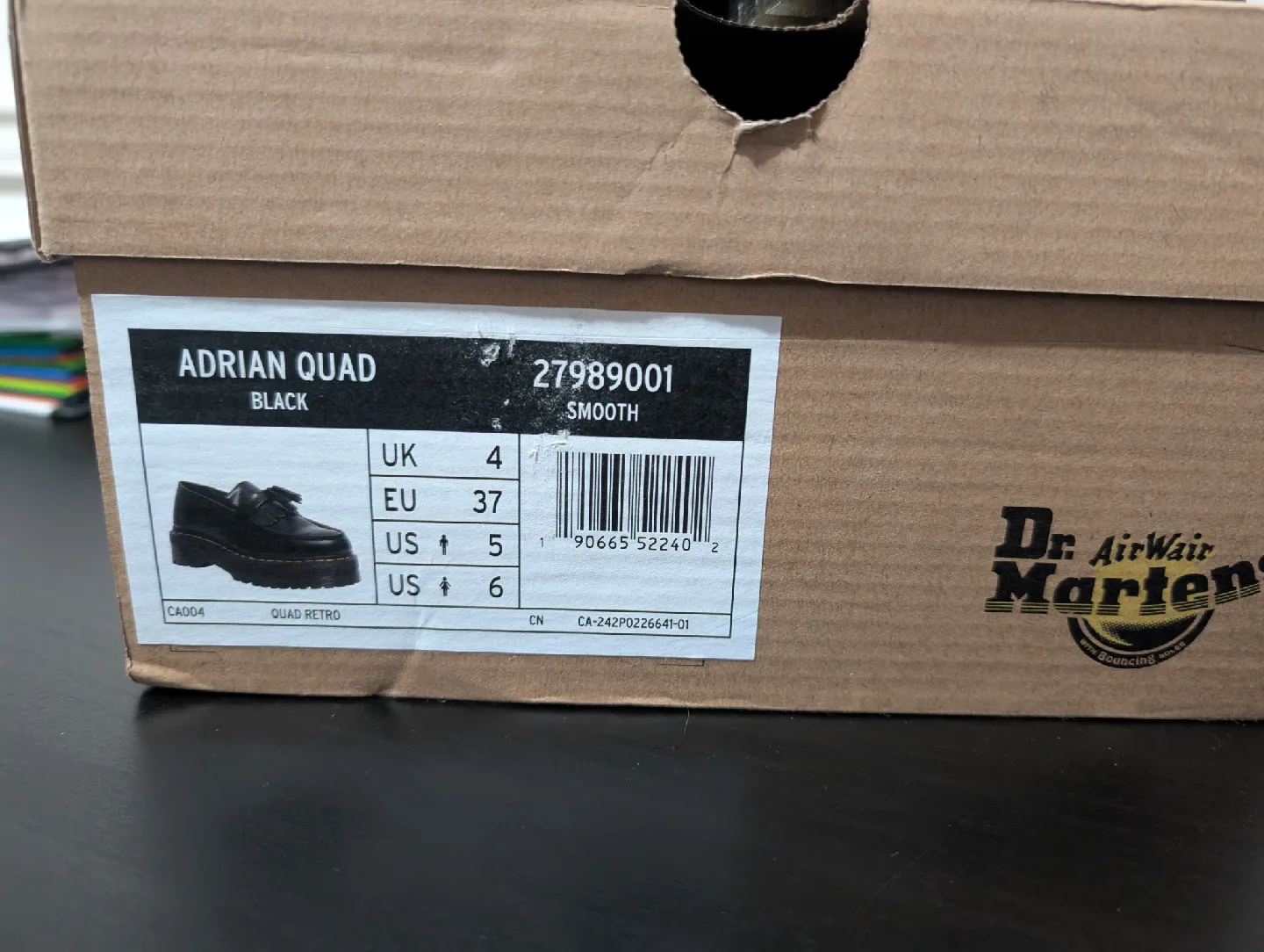 New Dr. Martens Adrian Quad Loafers US 6 image indicator(5)