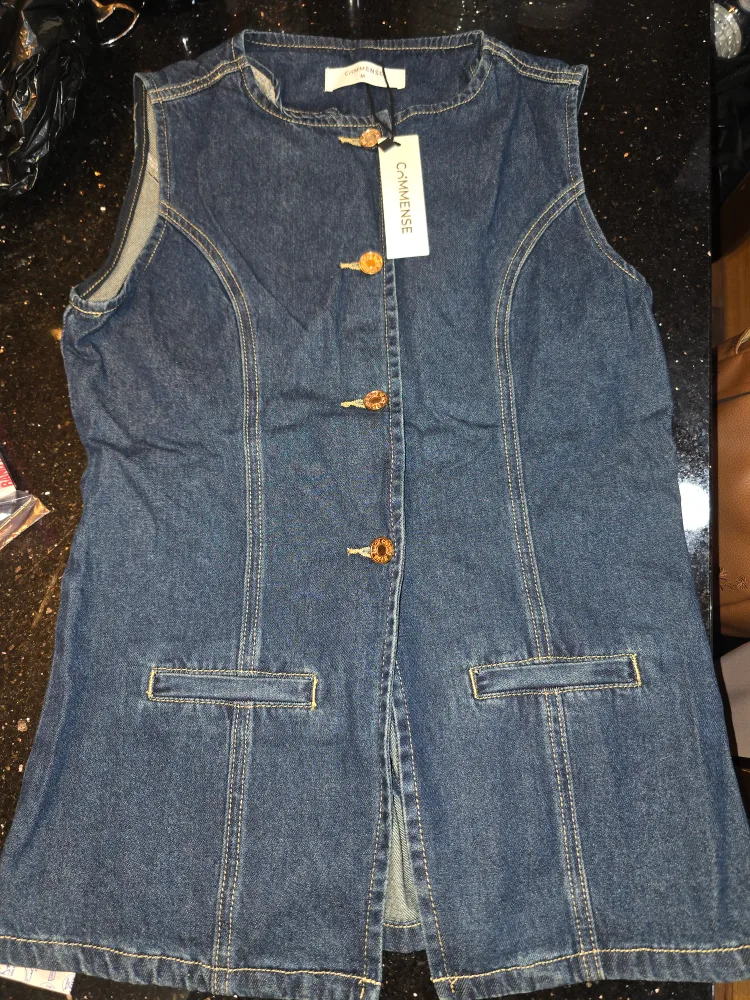 Commense Denim Vest - Size M thumbnail