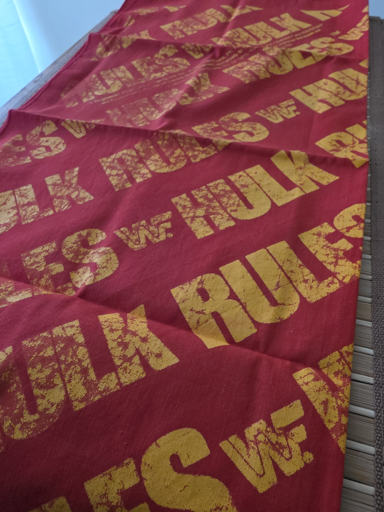 Vintage WWF Hulk Rules Towel - photo 4