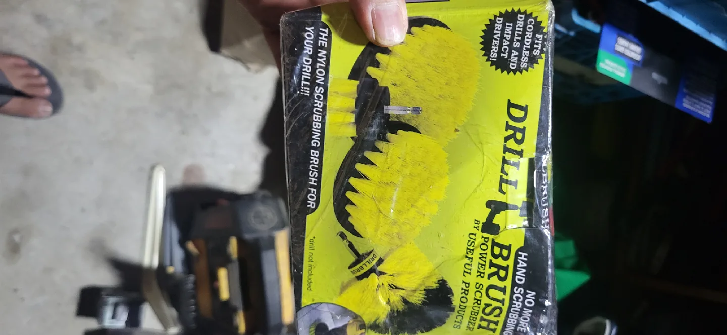 Drill Brush Power Scrubber Cleaning Brush Set image indicator(2)