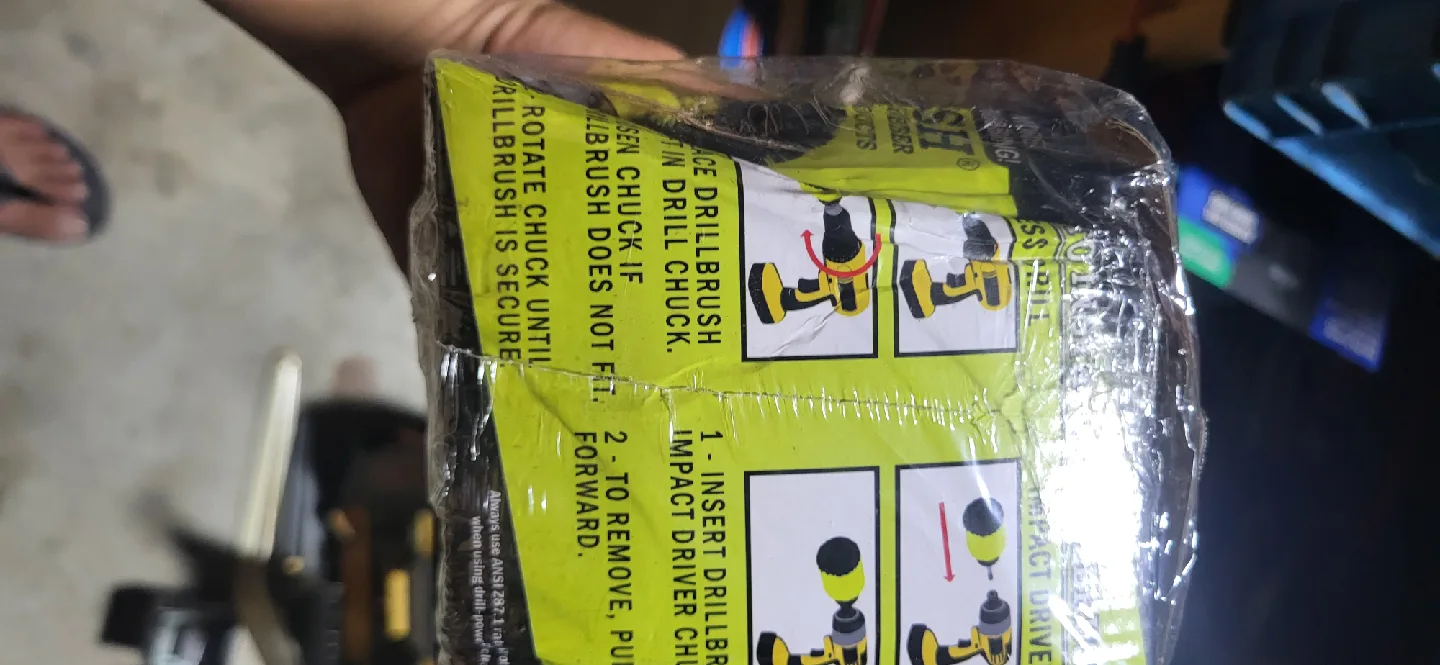 Drill Brush Power Scrubber Cleaning Brush Set image indicator(3)