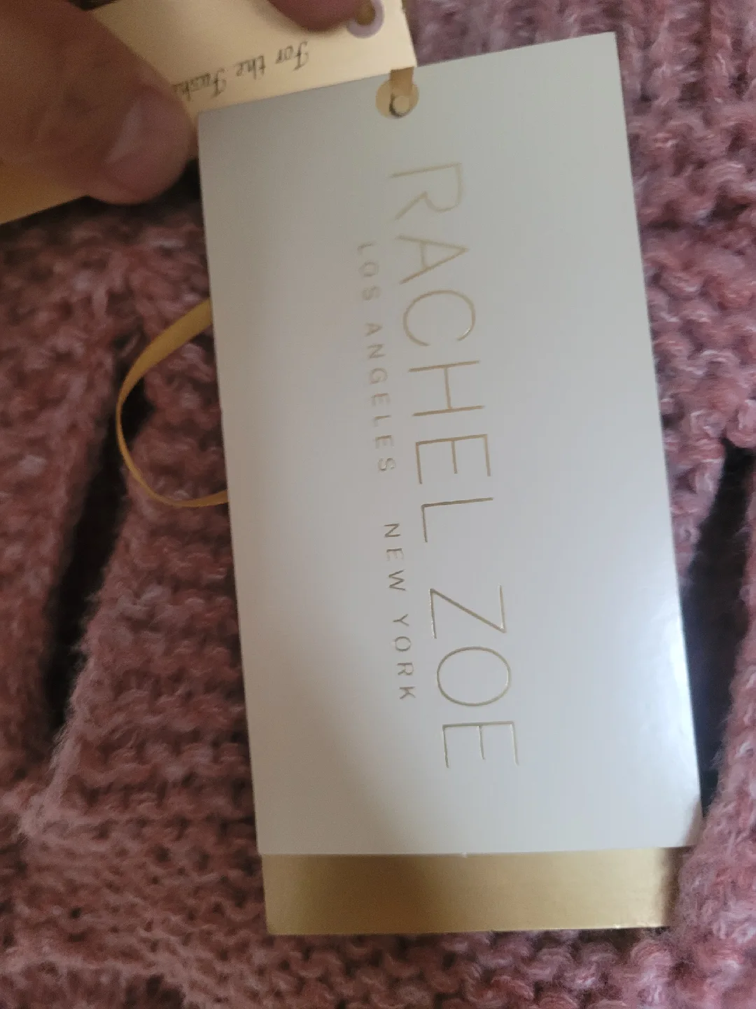 Rachel Zoe Pink Dog Sweater image indicator(3)