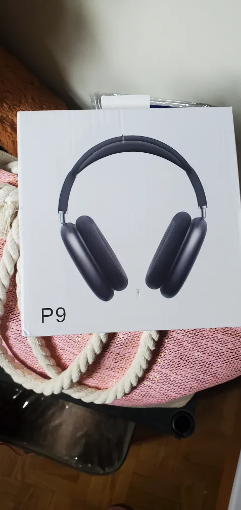 Black- P9 Wireless Headphones - New