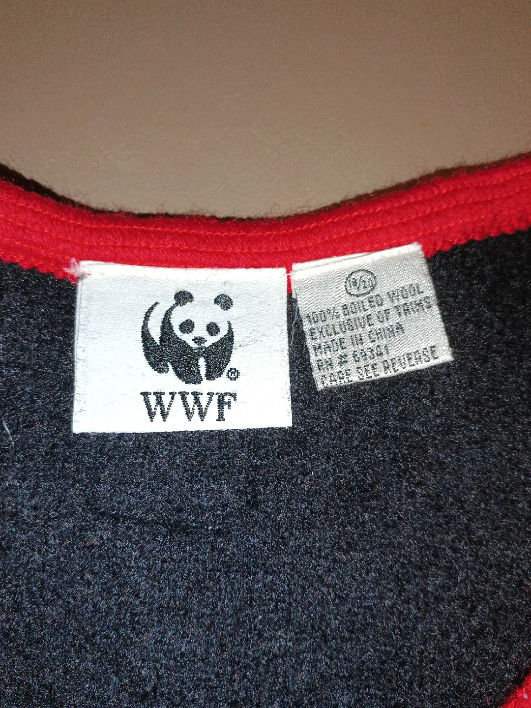 WWF Wool Vest with Panda Design image indicator(3)