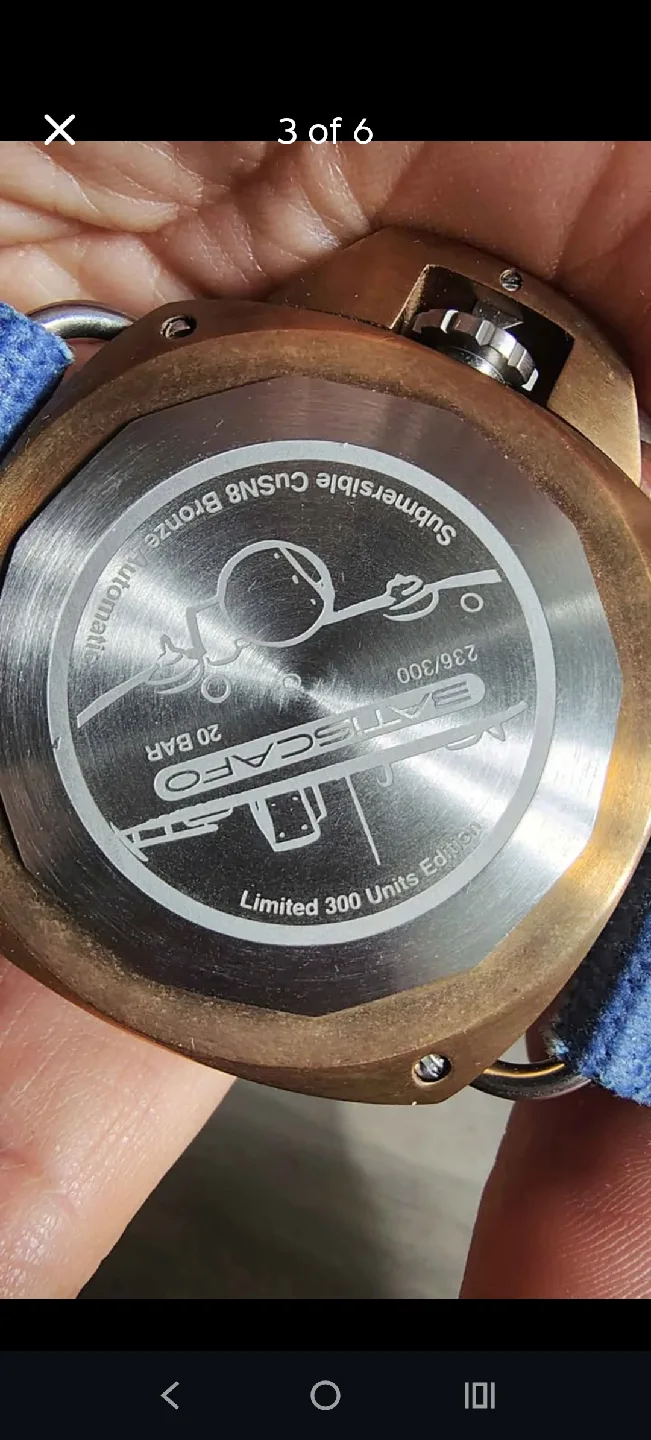 Batiscafo Submersible Bronze Watch image indicator(3)