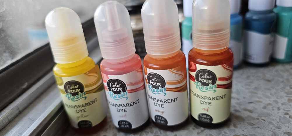 Color Pour Resin Dye Lot - Transparent & Opaque - photo 3