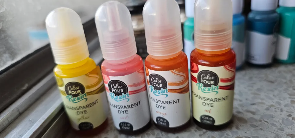 Color Pour Resin Dye Lot - Transparent & Opaque image indicator(3)