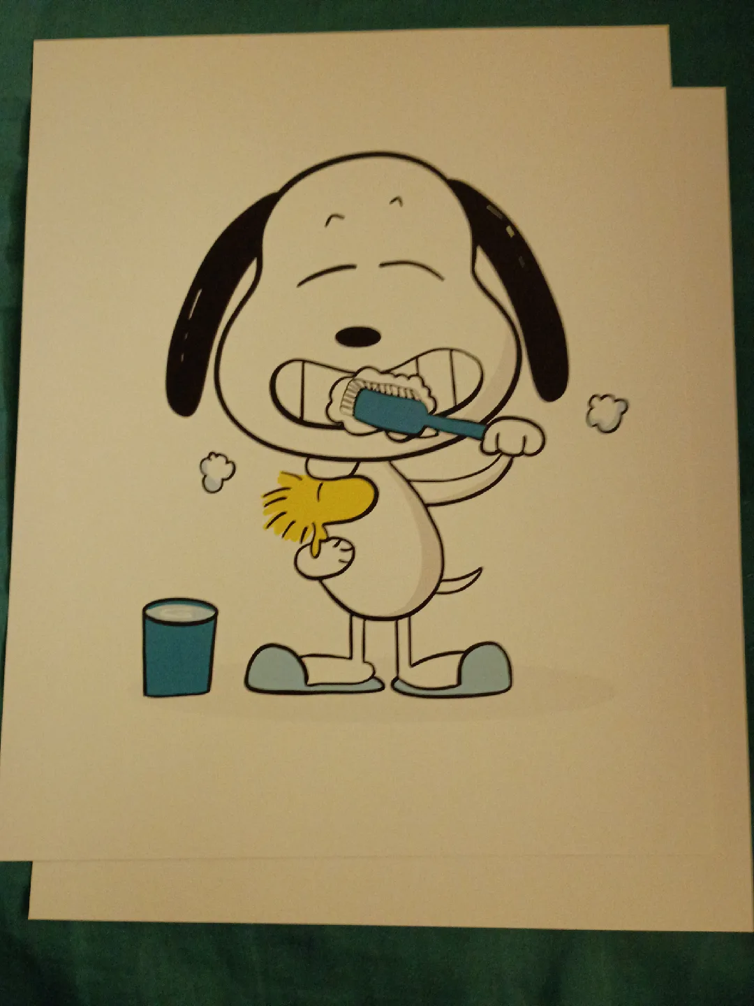 Snoopy Bathroom Art Prints image indicator(3)