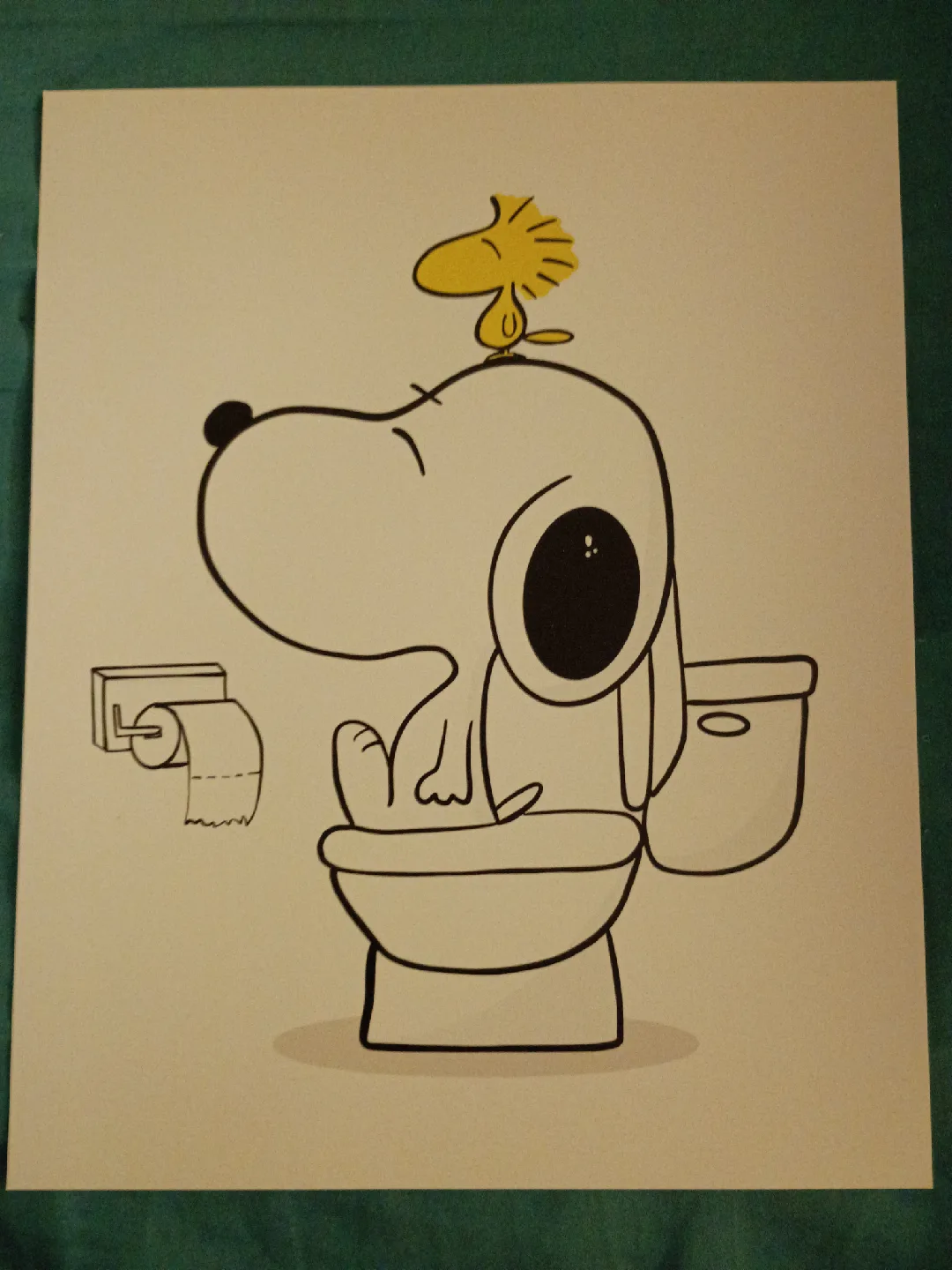 Snoopy Bathroom Art Prints image indicator(4)