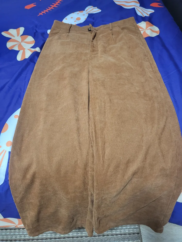 Brown Corduroy Wide Leg Pants thumbnail