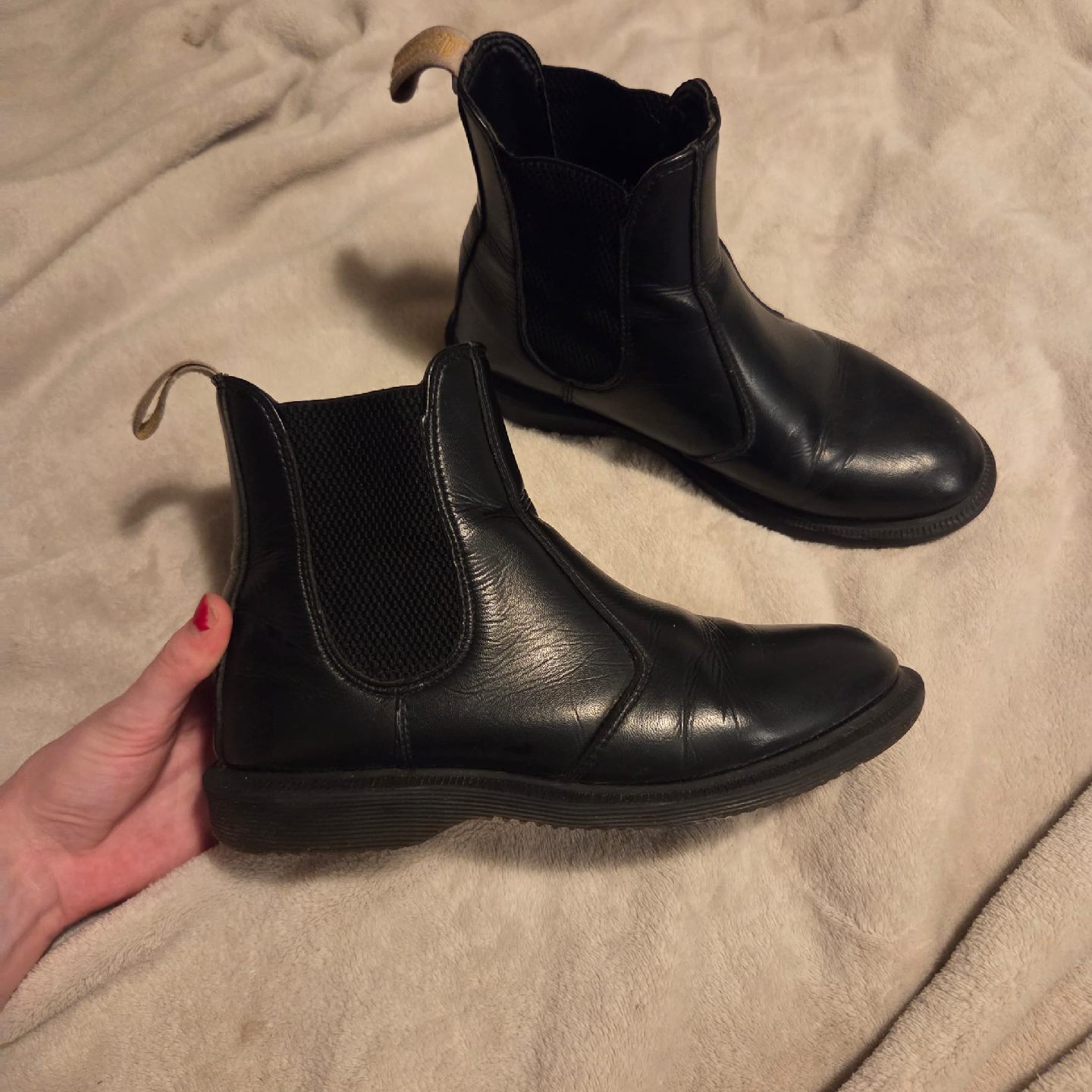 Dr. Martens Flora Chelsea Boots - Black