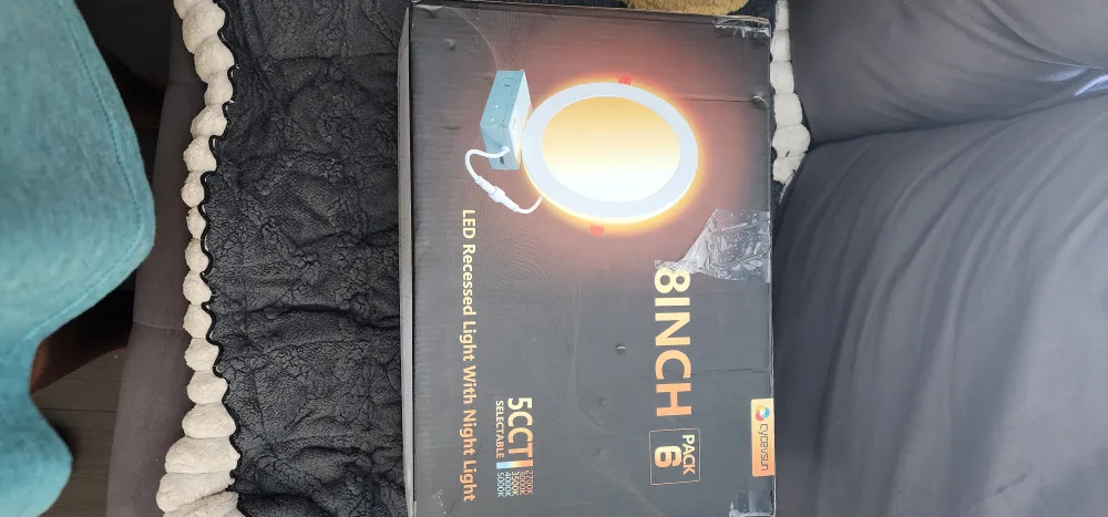 New CycevSun 8 Inch LED Recessed Lights (6 Pack) 🧡 thumbnail