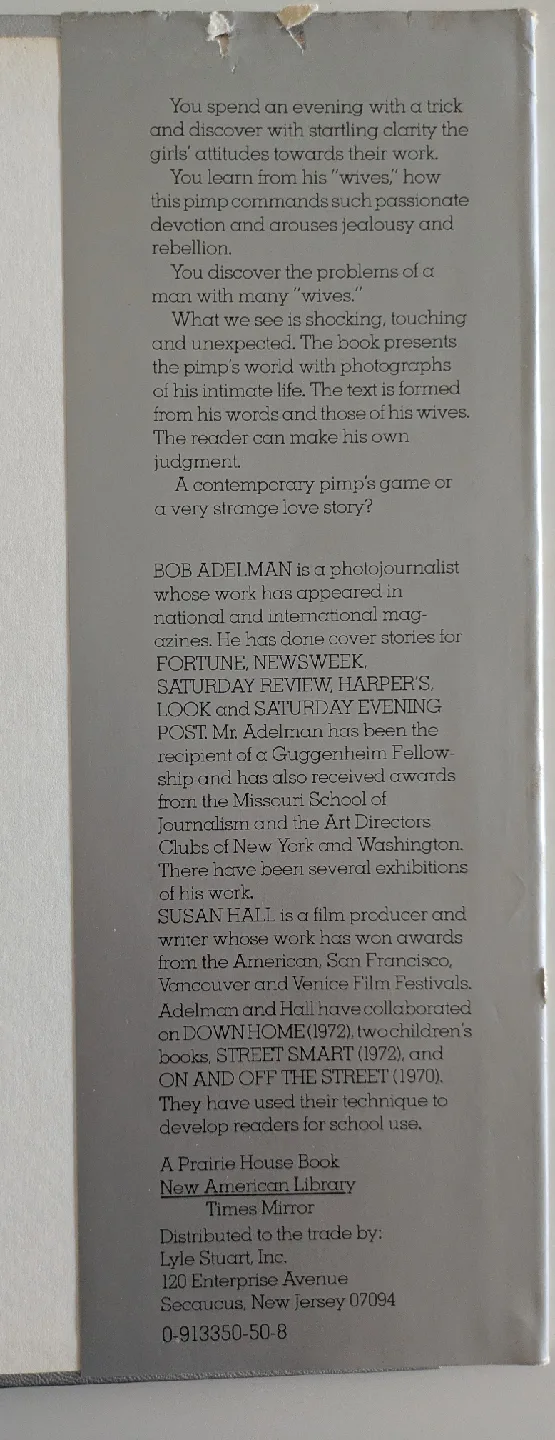 Rare ! 1972 Gentleman of Leisure: A Year in the Life of a Pimp image indicator(4)