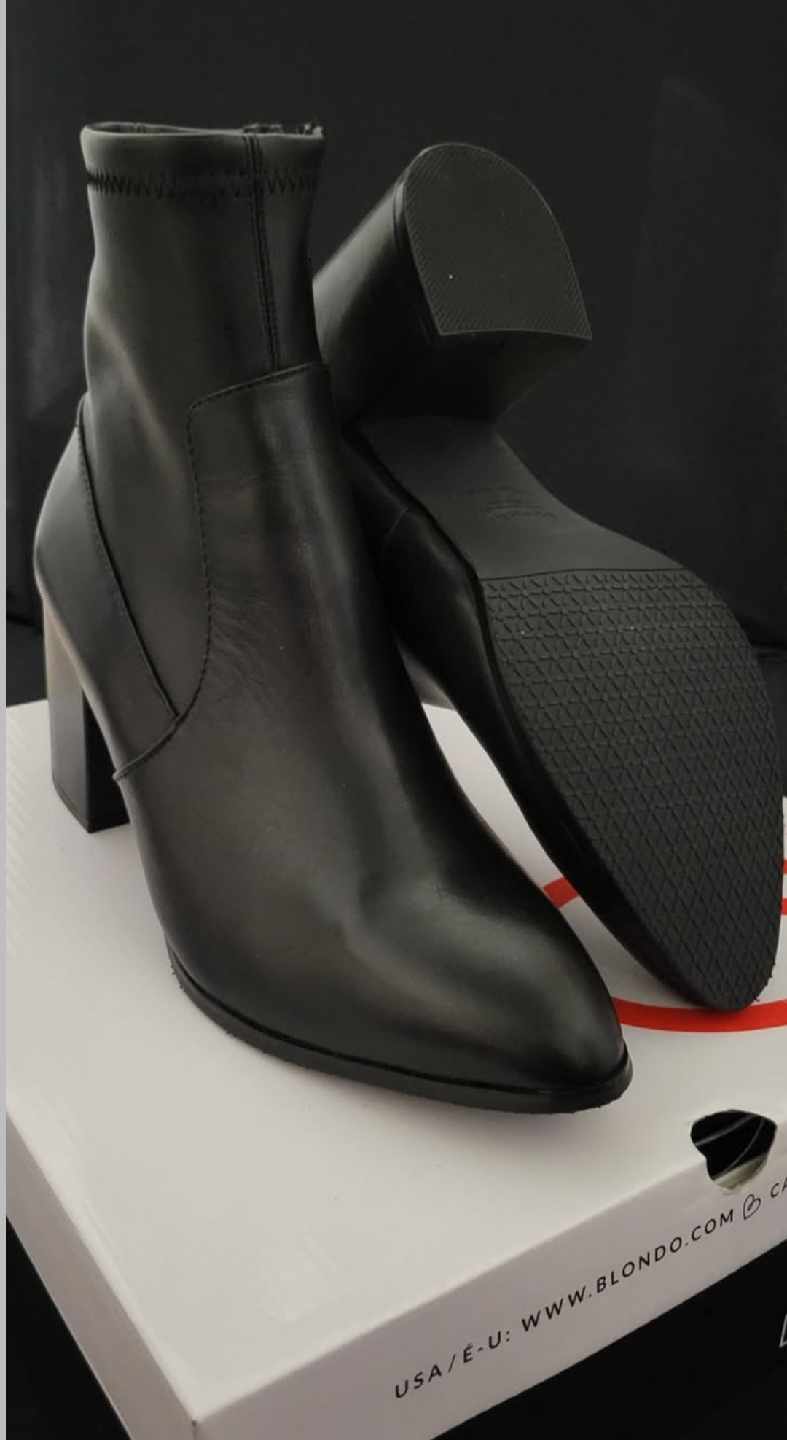 Blondo Black Leather Waterproof Booties - photo 4