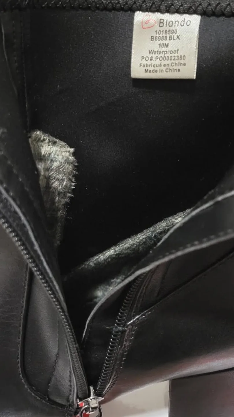 Blondo Black Leather Waterproof Booties image indicator(8)