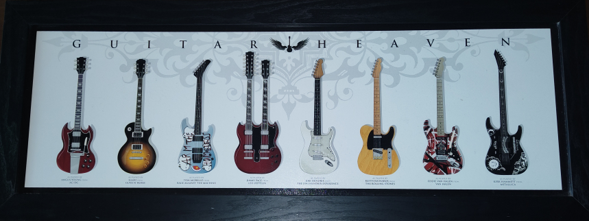 "Guitar Heaven" Framed Picture