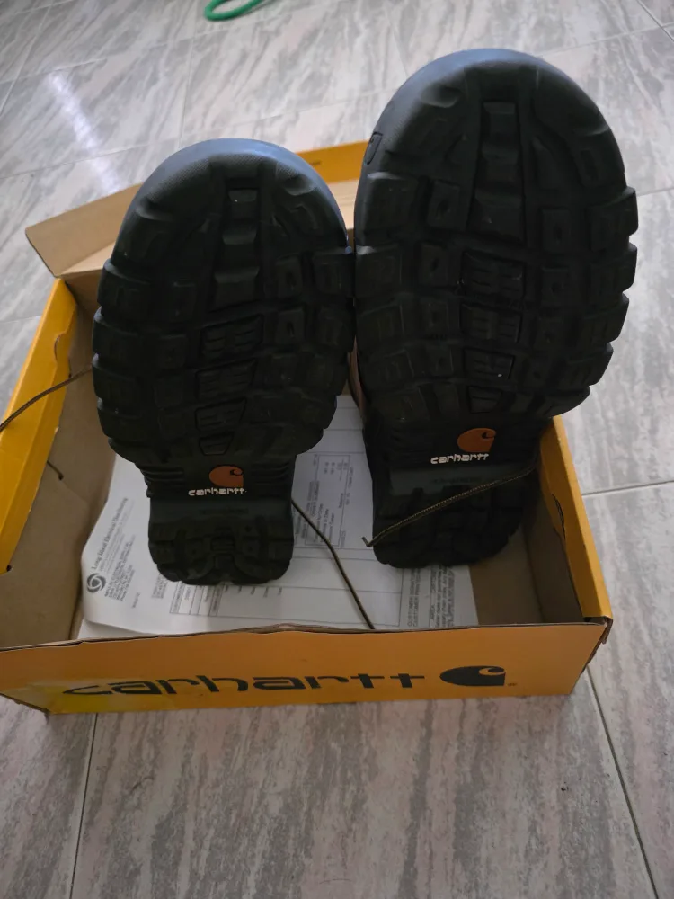 Carhartt Brown Leather Work Boots - Size 9.5 image indicator(4)