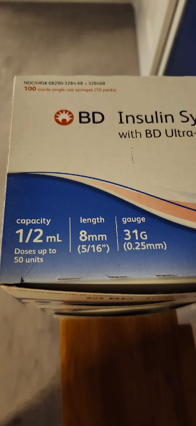 BD Insulin Syringes 1/2 mL, 31G image indicator(3)