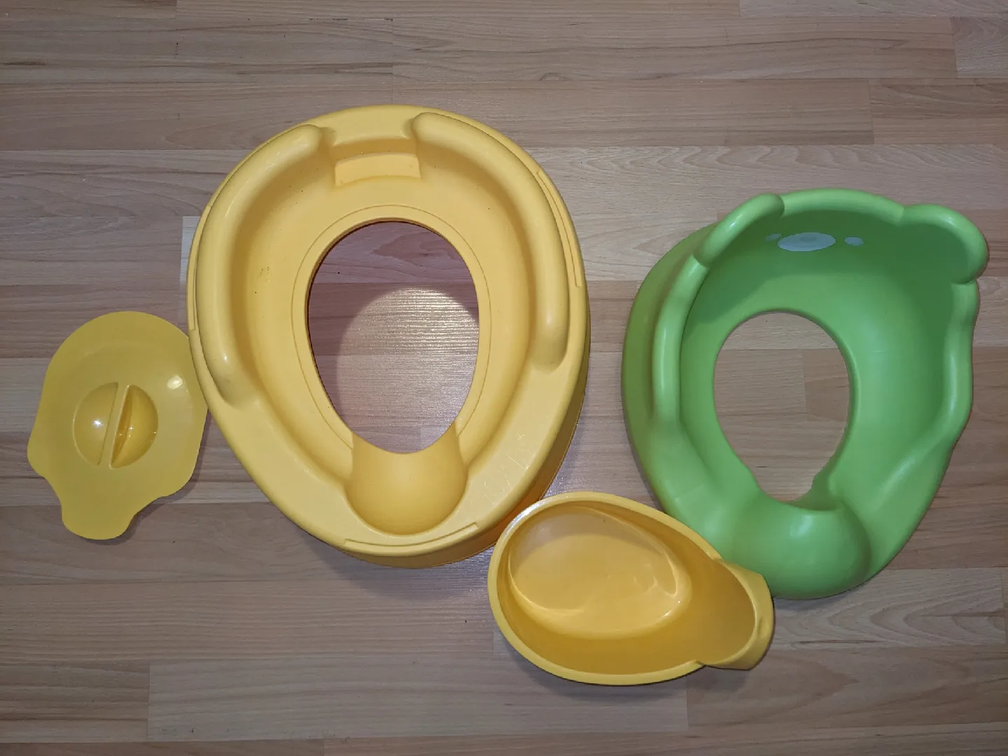 Green & Yellow Potty Training Toilet image indicator(4)