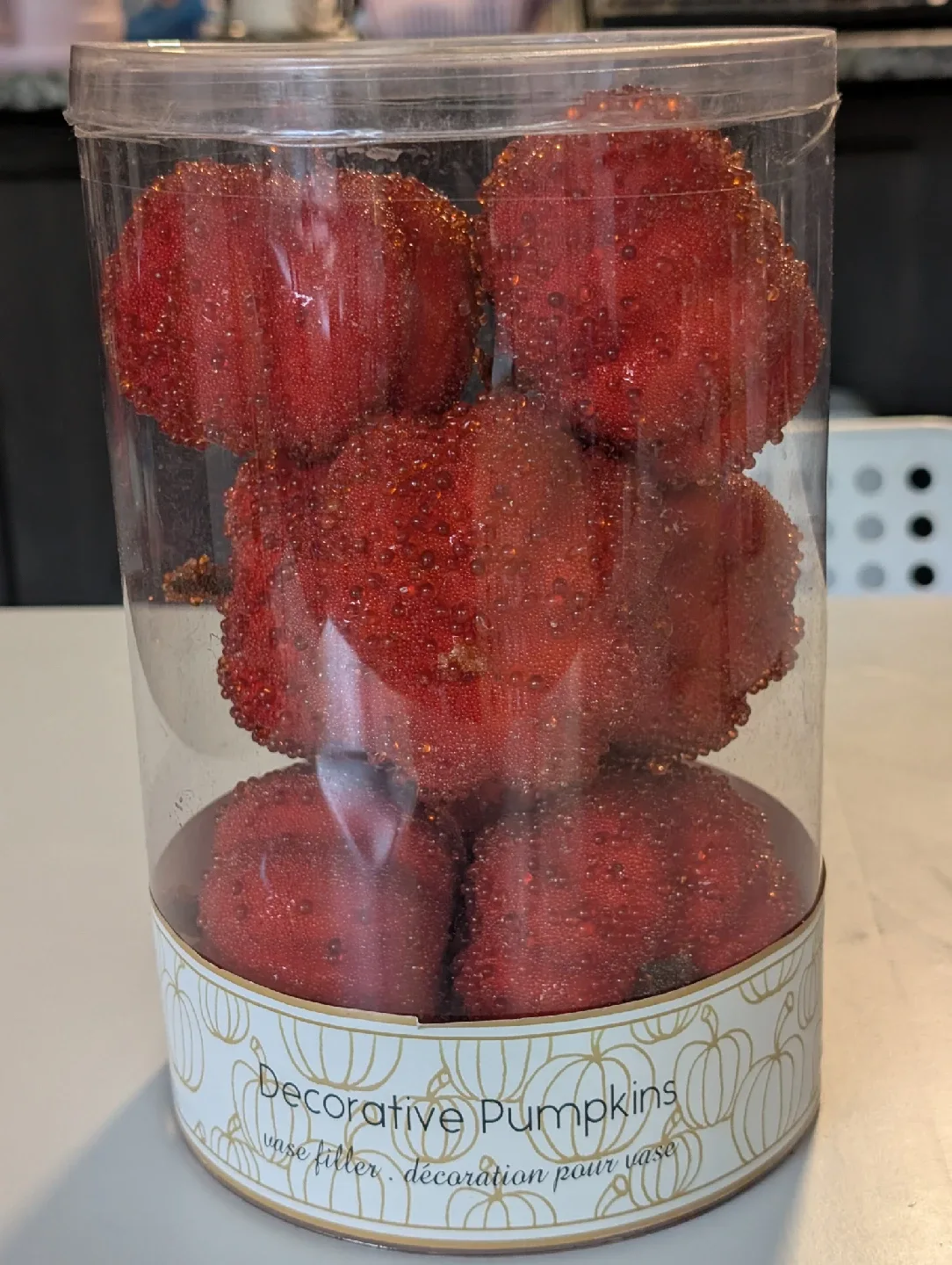 Decorative Pumpkins vase filler