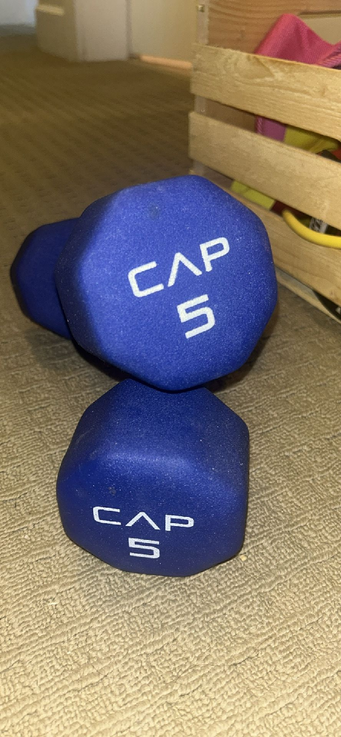CAP Barbell 5 lb Dumbbells - Pair