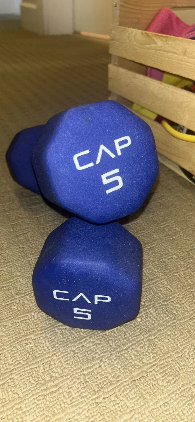 CAP Barbell 5 lb Dumbbells - Pair thumbnail