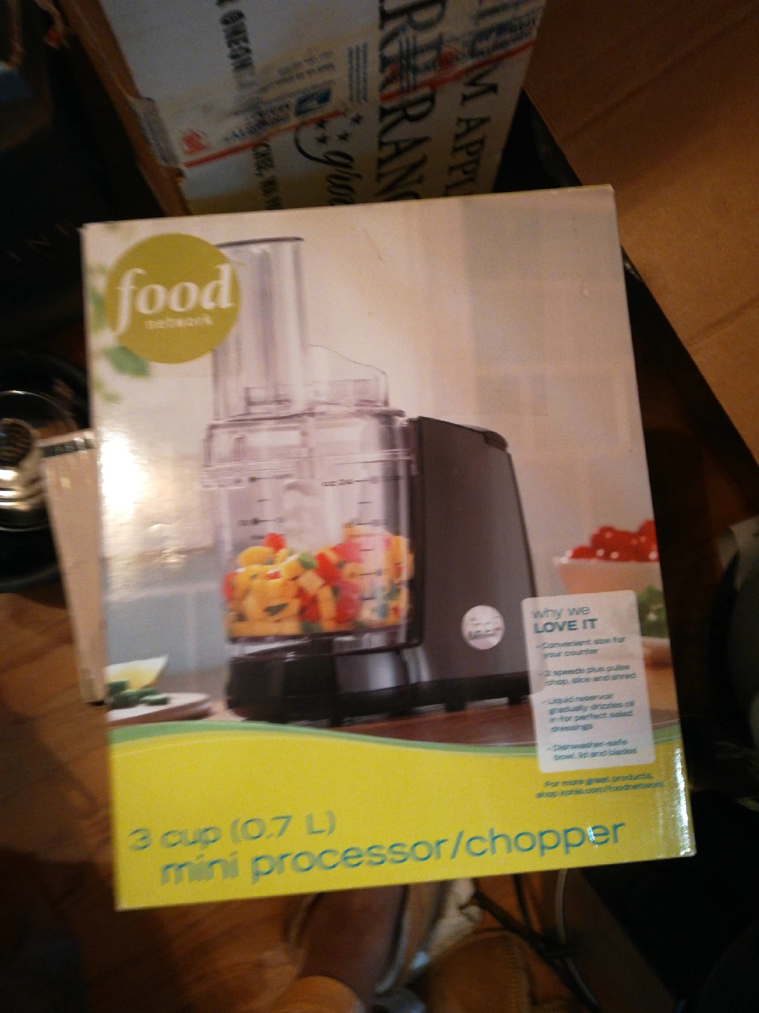 Food Network 3-Cup Mini Processor/Chopper
