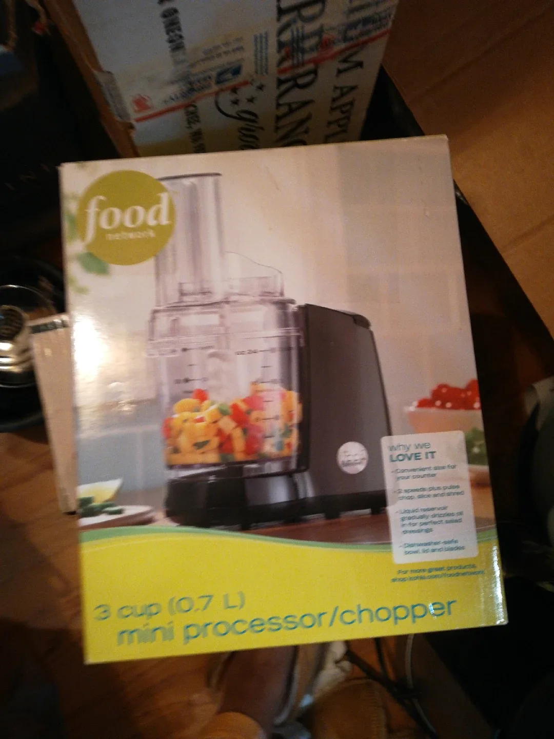 Food Network 3-Cup Mini Processor/Chopper