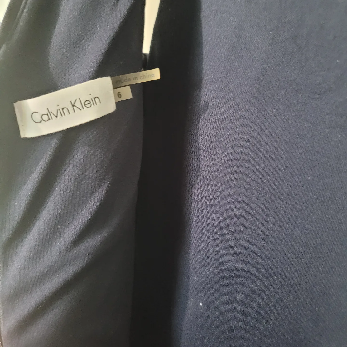 Calvin Klein Navy Blue Dress - Size 6 image indicator(4)