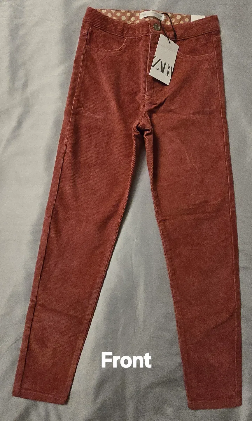 NEW! Girl's Zara Corduroy Pants! Size 11-12 Youth thumbnail