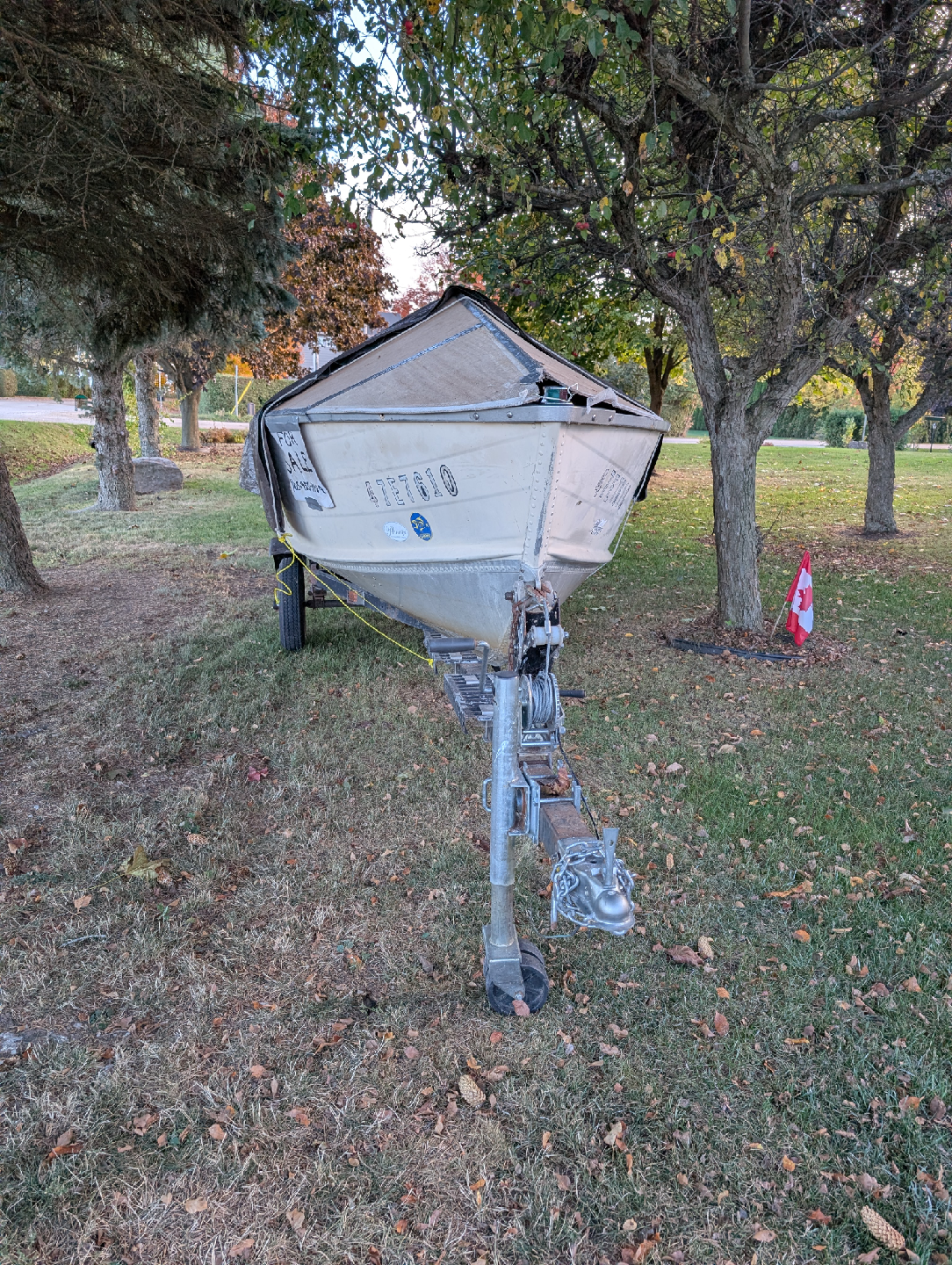 Sylvan 14 foot boat, motor, trailer