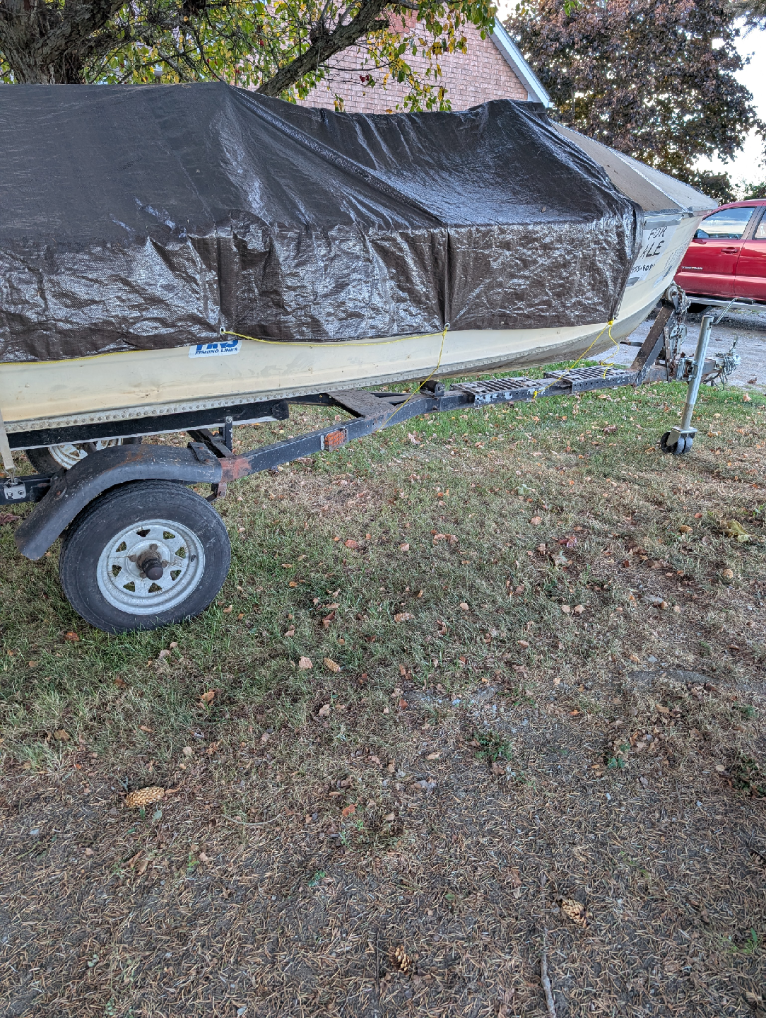 Sylvan 14 foot boat, motor, trailer - photo 2