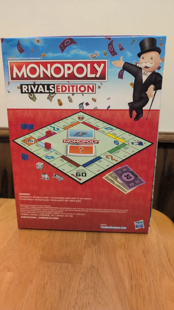 Monopoly Rivals Edition Board Game image indicator(2)