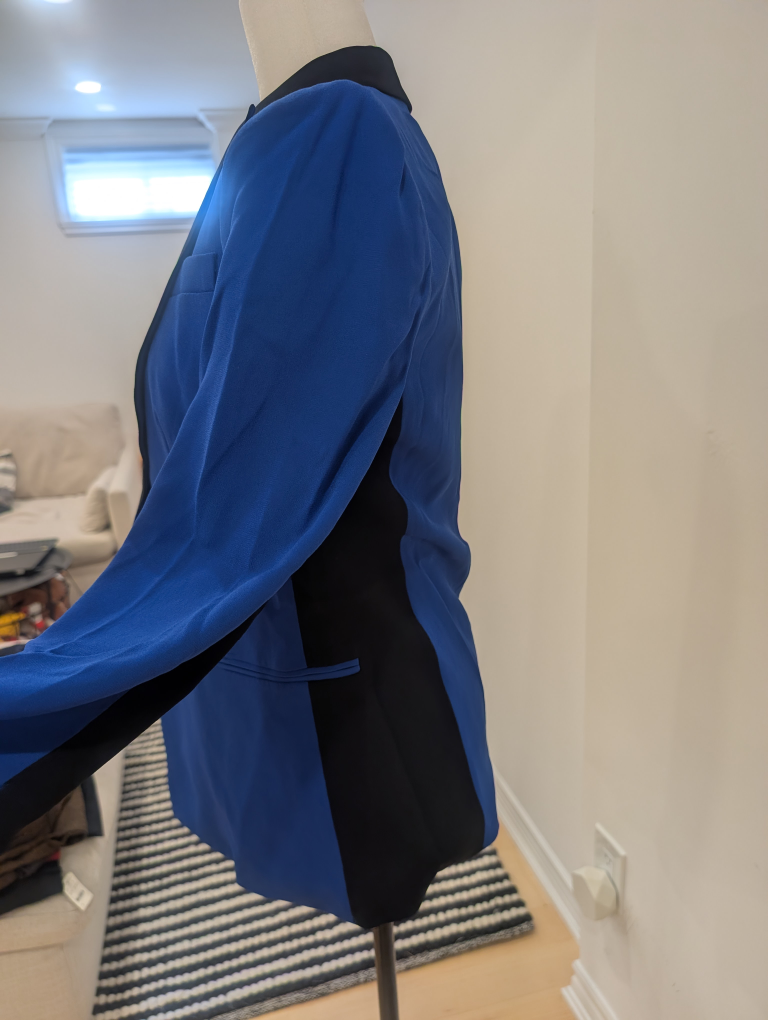 DKNY Donna Karan - Blue & Black Blazer - M - photo 2