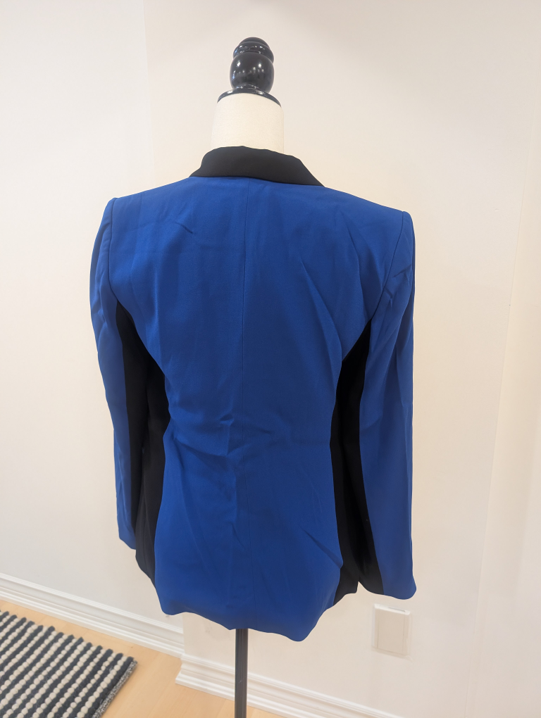 DKNY Donna Karan - Blue & Black Blazer - M - photo 5