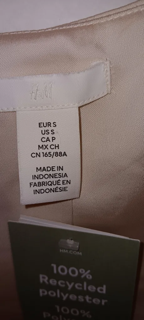 H&M Cream Tank Top - Size S (new) image indicator(3)