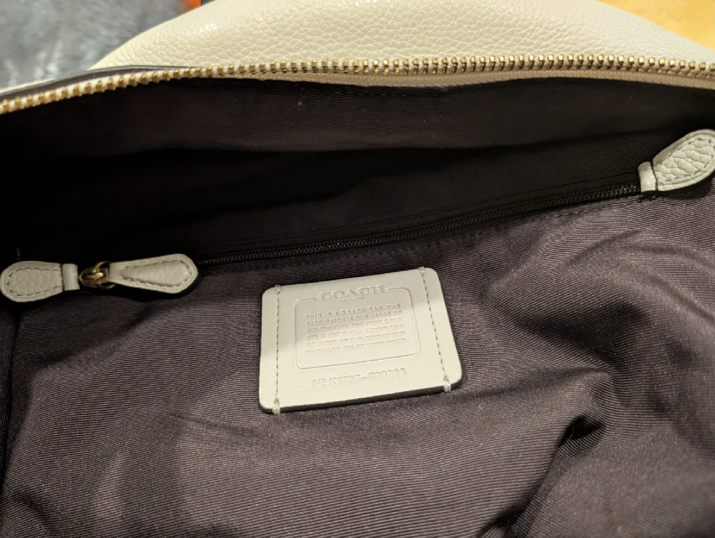 Coach Leather Backpack - Excellent Condition! image indicator(4)