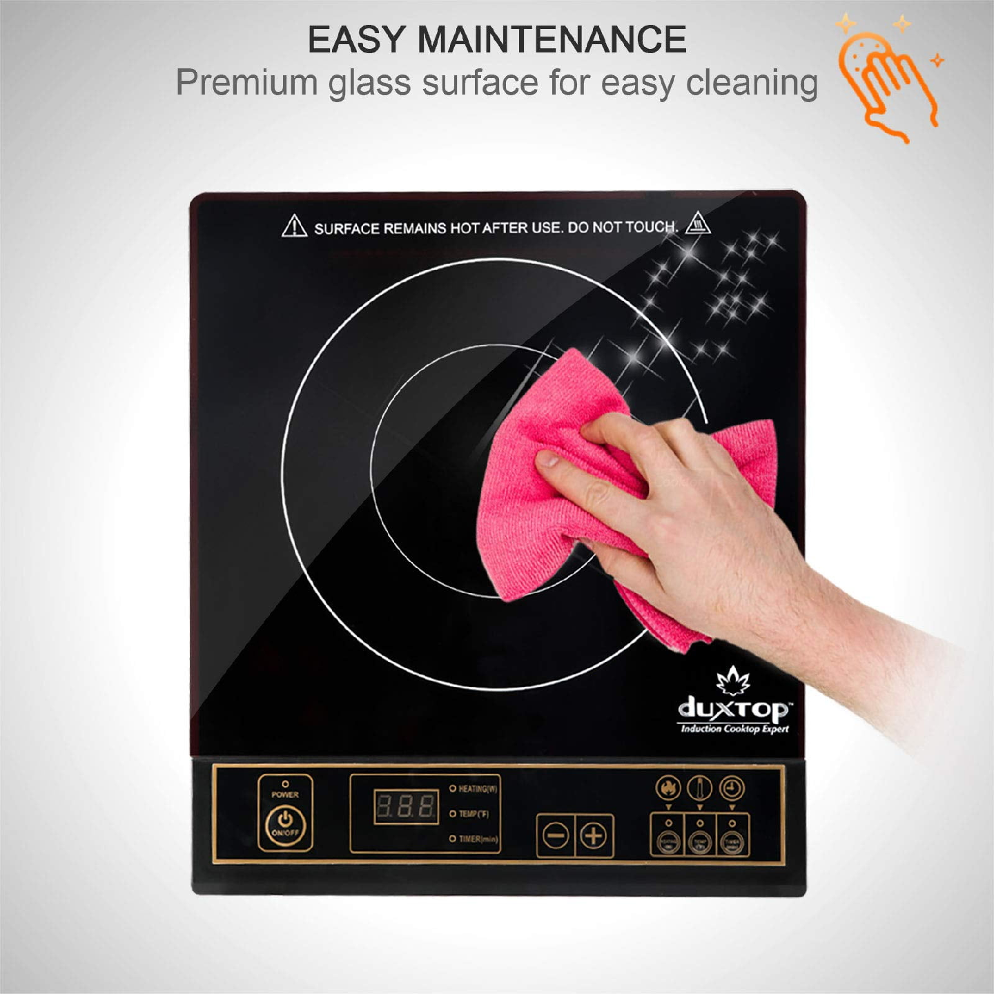 Duxtop 1800W Portable Induction Cooktop Countertop Burner - photo 3