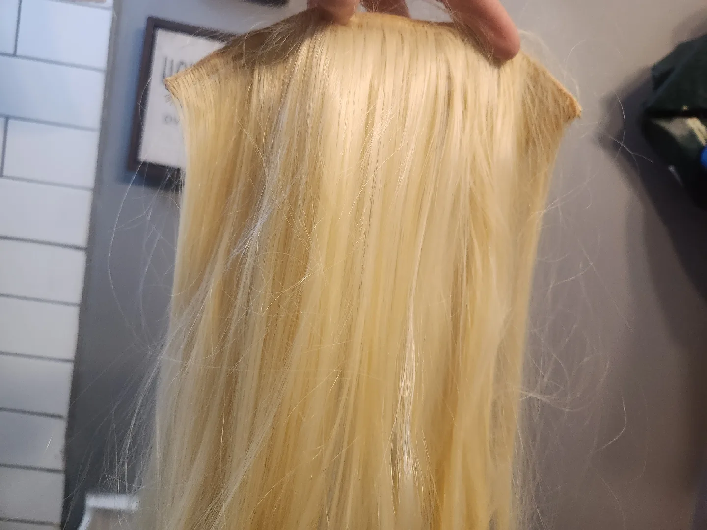 Blonde Clip In/ sew in  Hair Extensions image indicator(3)