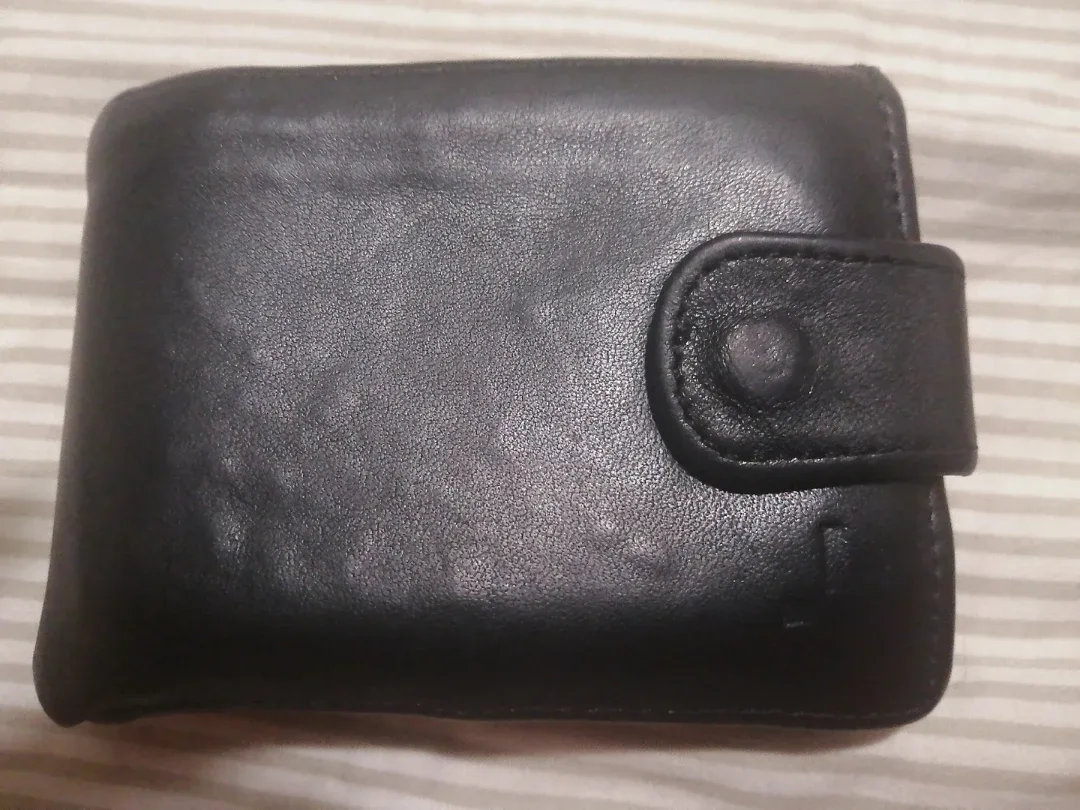 Black & Brown Leather Wallet image indicator(4)