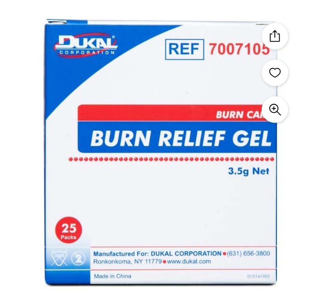 Dukal Burn Relief Gel - 25 Packs