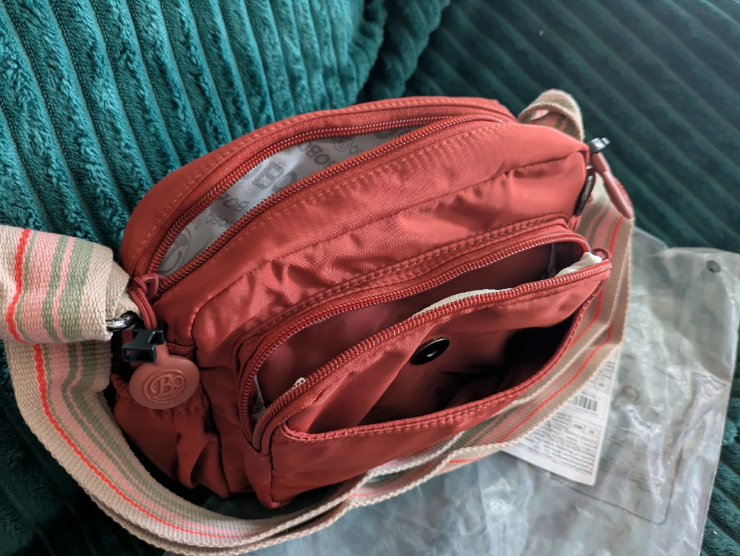 brand new Crossbody Bag with Multiple Pockets image indicator(8)