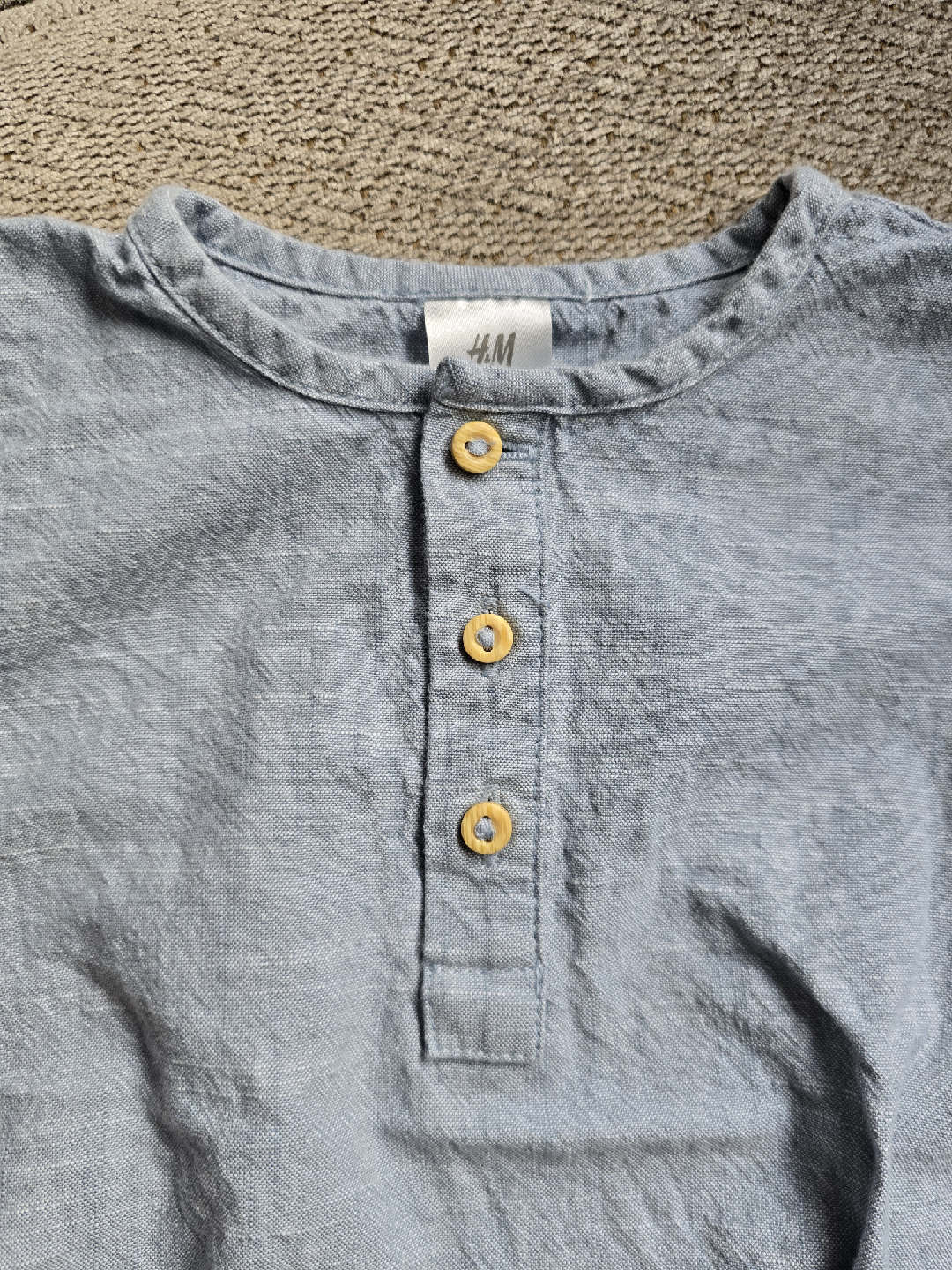 [BRAND NEW] H&M Cotton Muslin Romper Suit (Size 2-4M) - photo 3