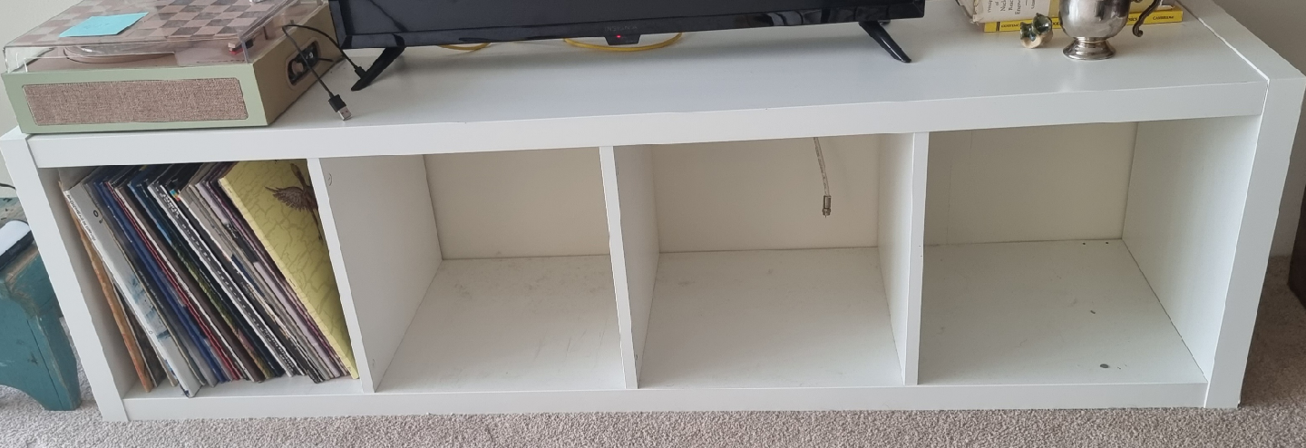 IKEA Kallax White Shelf Unit - photo 2