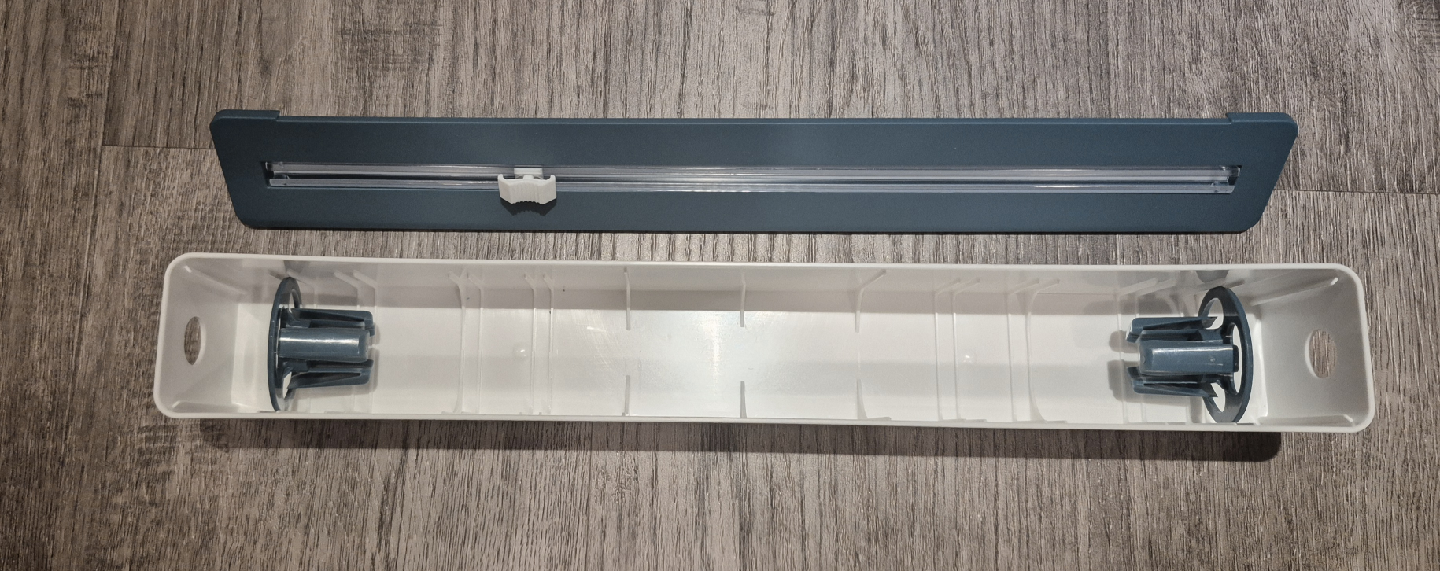 Wrap Dispenser with Cutter, Holder, Space-Saving Organizer - photo 4