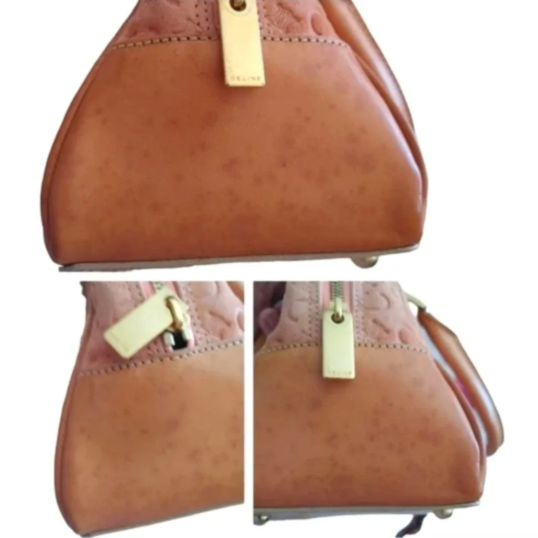 Vintage Celine Paris Macadam Boston Bag image indicator(7)